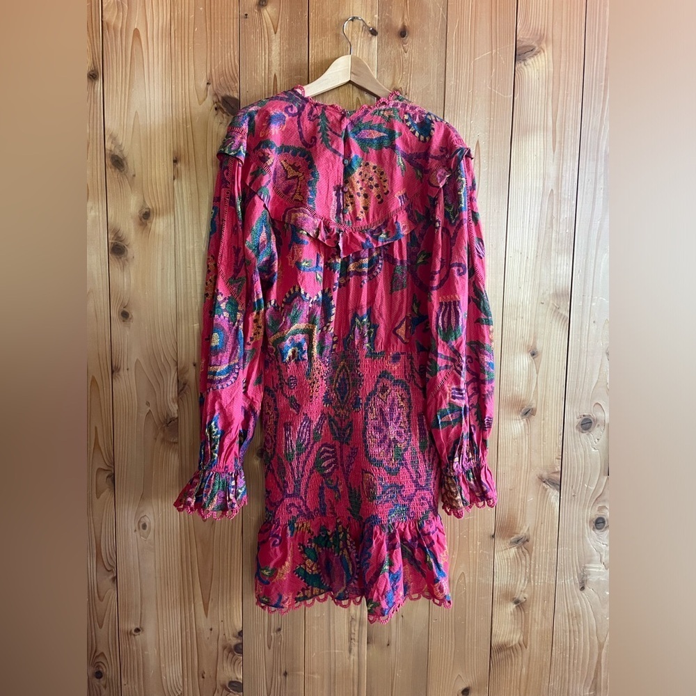 FARM Rio Red Floral Mini Dress - Picture 13 of 14